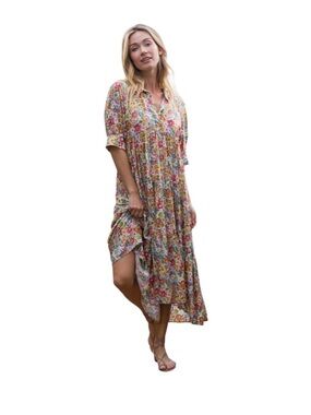 Natural Life Rebecca Midi Dress Size XL